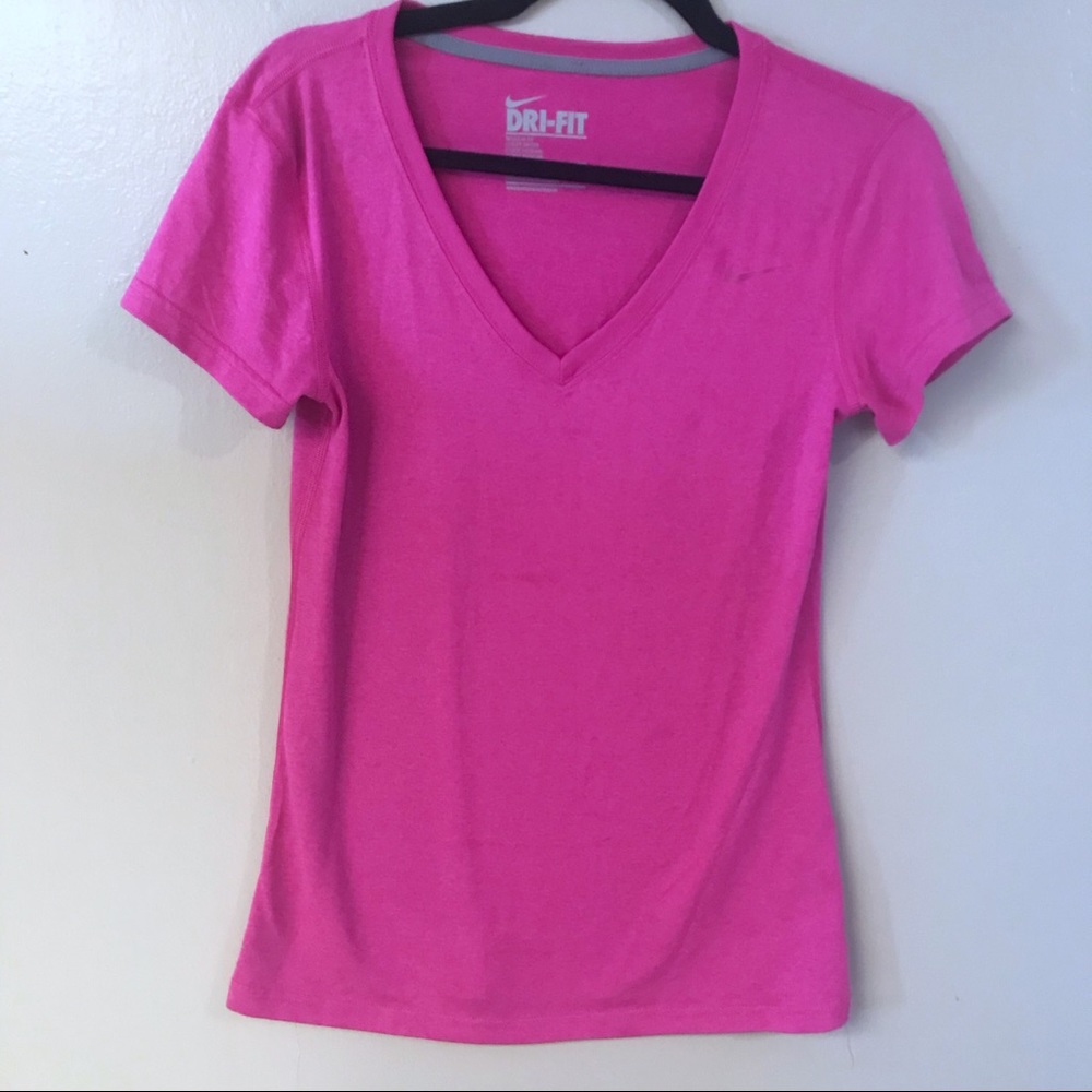 Nike Dri-Fit Shirt - Pink - Size XS